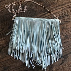 Street Level crossbody fringe purse